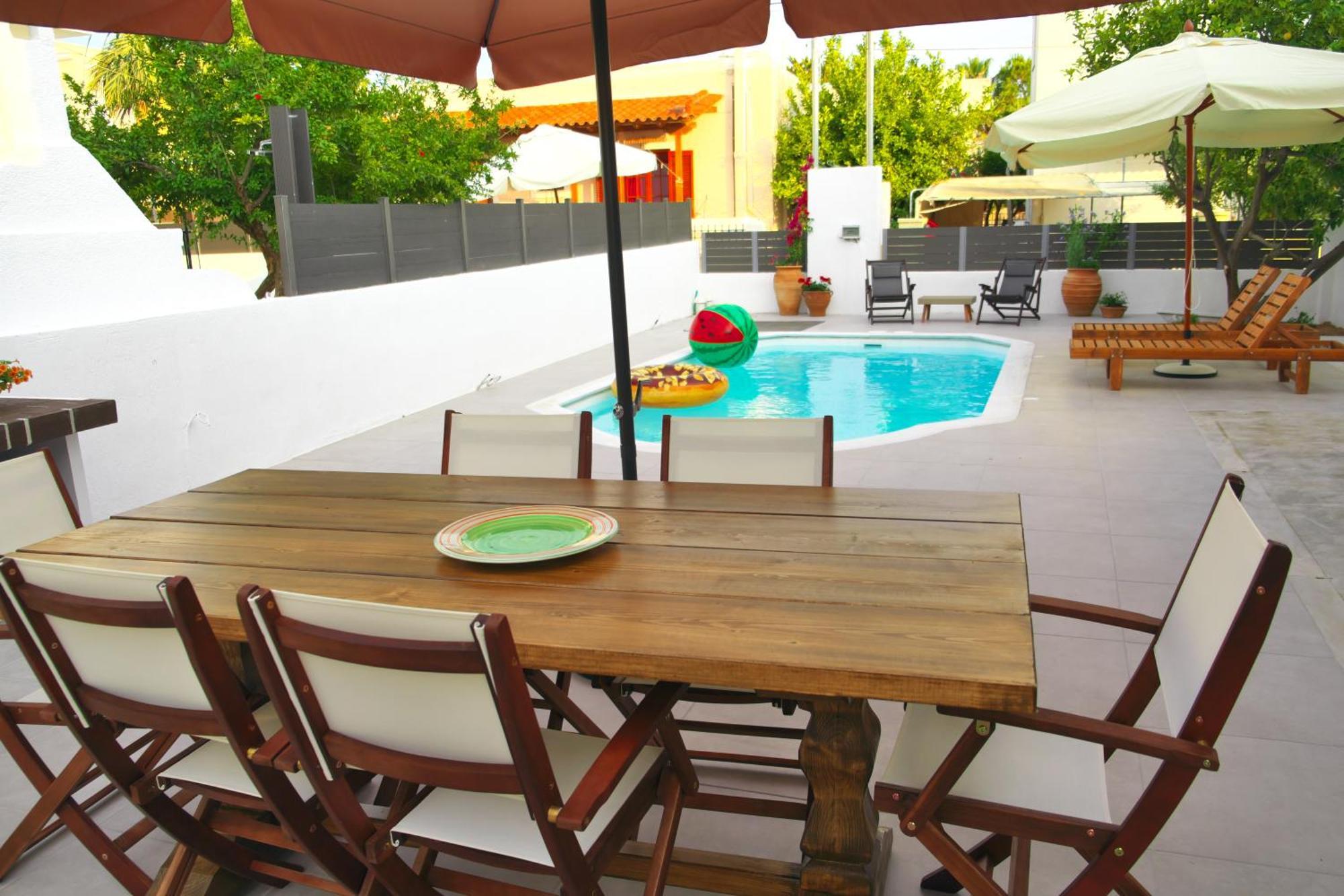 Giovana'S Pool House Aegina Bagian luar foto